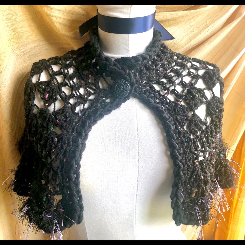 Victorian Romance Crochet Shoulder Wrap